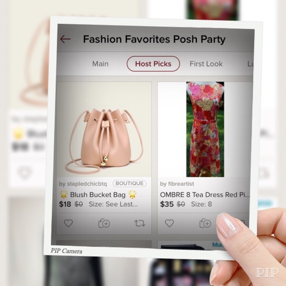 ‼️ 2 LEFT ‼️ Blush Bucket Bag - Picture 4 of 5